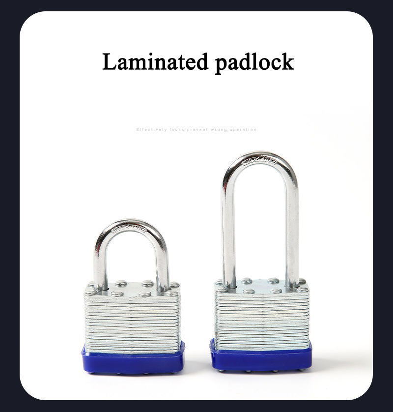 laminated safety padlock