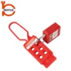 High Quality Insulated Shackle Nylon Lockout Tagout Hasp Lock HN-01