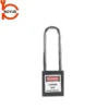 Industrial long shackle 76mm steel shackle safety padlock S/S76