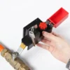 Industrial Plastic Adjustable Ball Valve Lockout with Lock Cylinder Can Lock Without Padlocks BYFM13