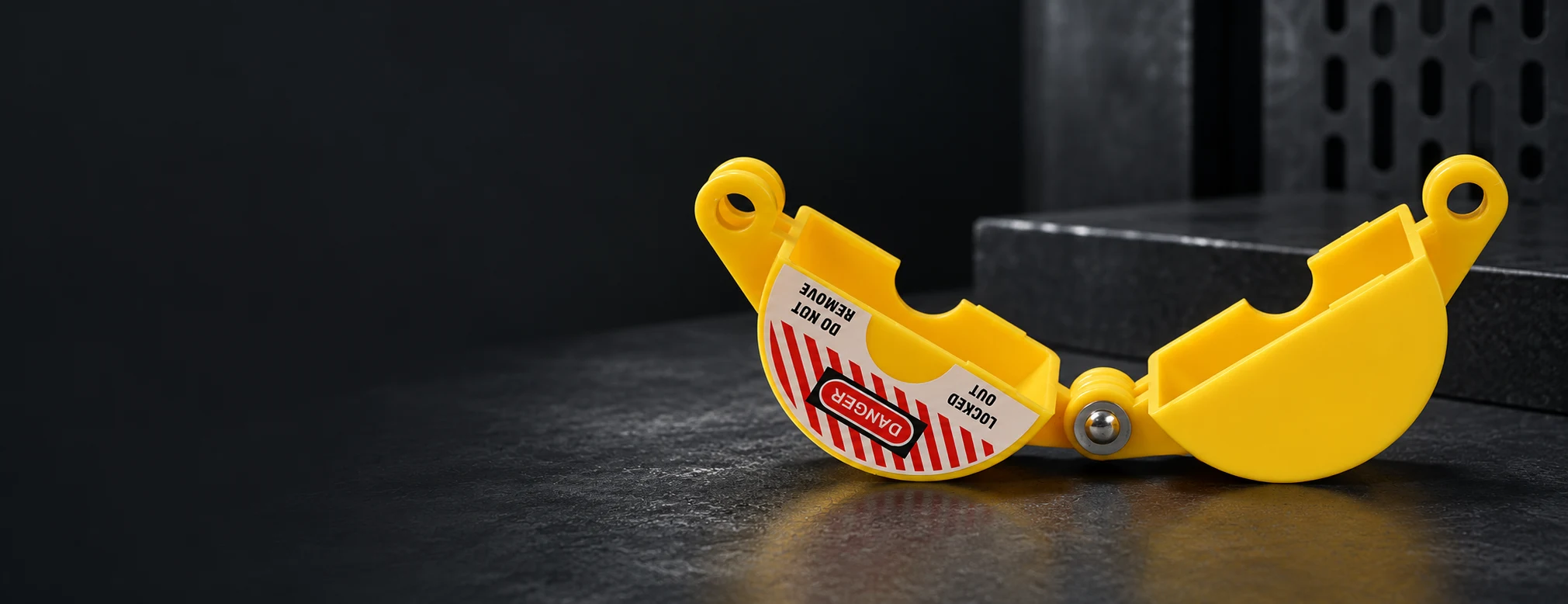 Valve Lockouts products on a dark studio display; AI-restaged from BOYUE product photos